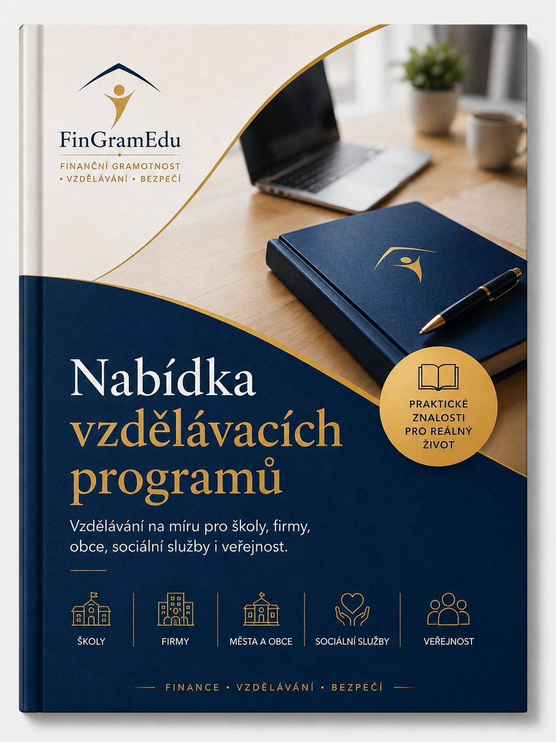 Obálka prezentační brožury FinGramEdu