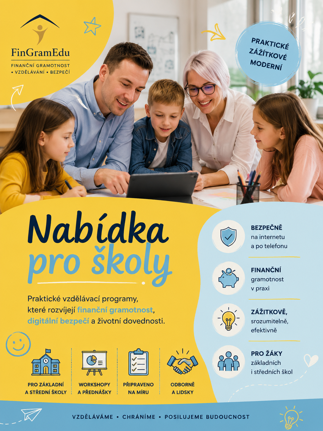 Obálka: Nabídka pro školy – FinGramEdu